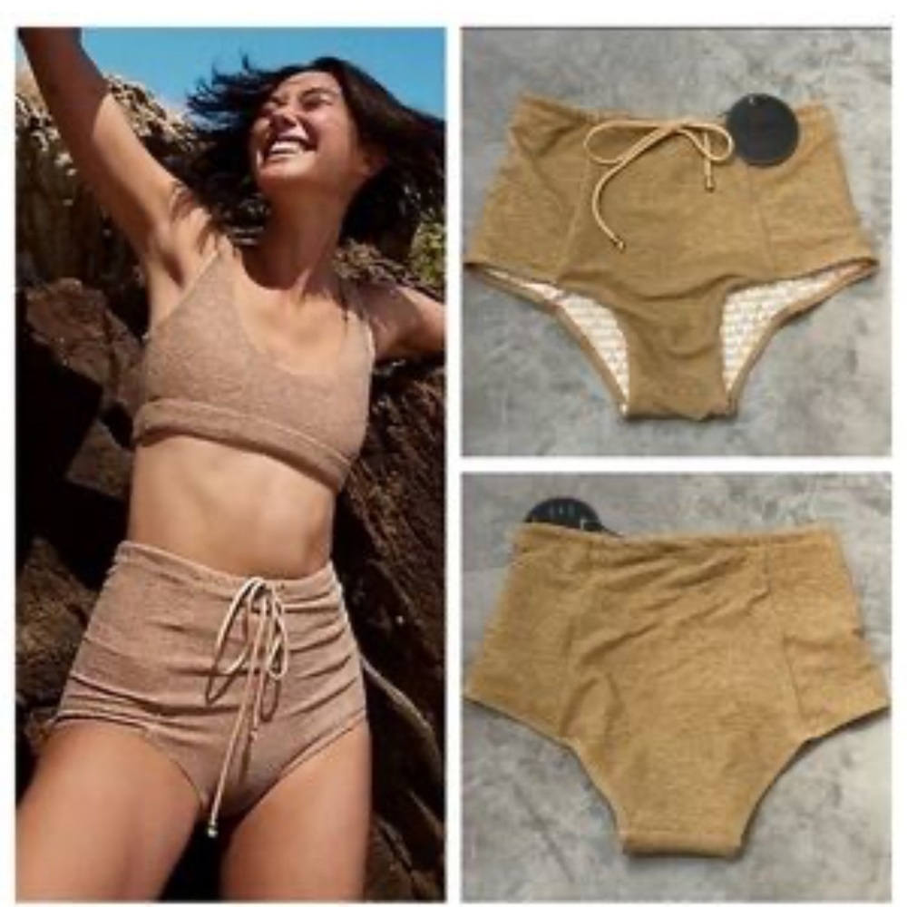 Free people X Resins High-Waisted Women's Swim bikini bottom size M